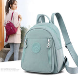 Nylon Backpack Bucket Bag Small Schoolbag