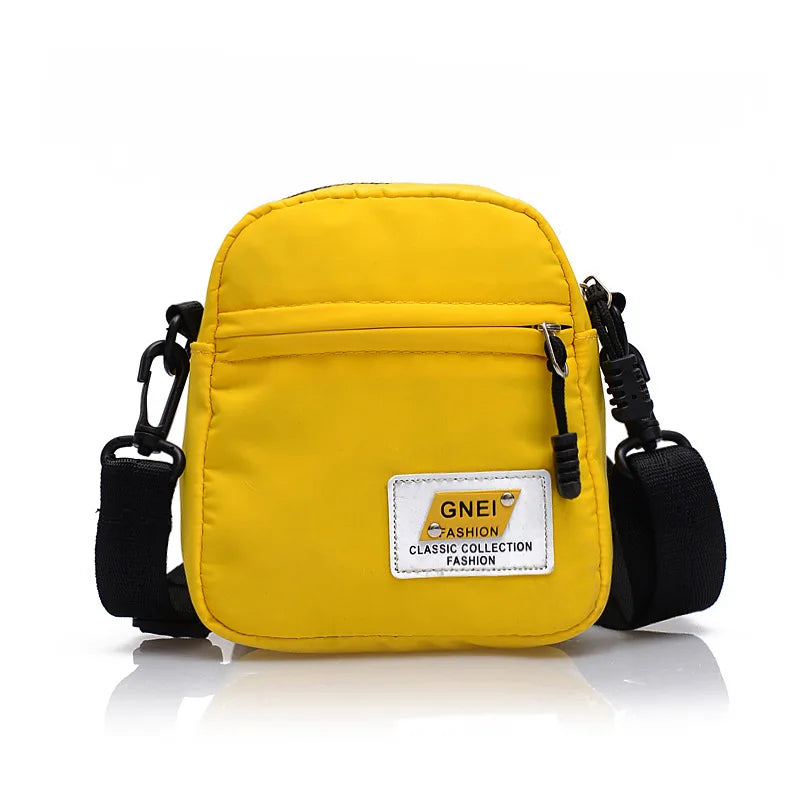 Nylon Cloth Bag Ladies Small Square Bag Style Casual Single Shoulder Bag