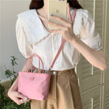 Nylon Cloth Small Messenger Bag Women Shoulder Crossbody Purse Handbag
