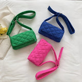 Nylon Padded Handbags Women Shoulder Bags Down Cotton Crossbody Bags