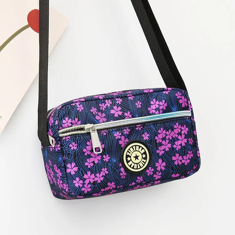 Middle-Aged Women's Crossbody Bag Nylon Cloth Single Shoulder Diagonal Bag