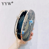 Nylon Fish Pattern Crossbody Shoulder Bag Embroidered Clutch Purse