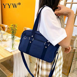 Japanese Style Nylon Crossbody Bag Large Capacity Shopping Shoulder Handle Bags