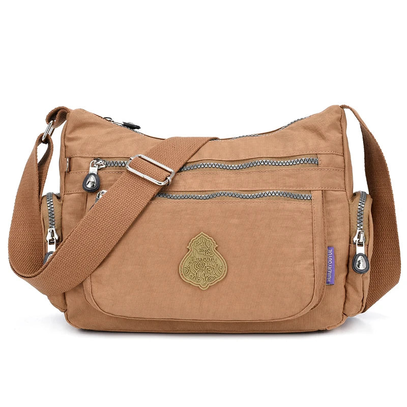 Nylon Crossbody Bag Women Messenger Bags Waterproof Handbag Ladies Tote Purse