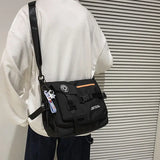 Nylon Crossbody Bags for Men Shoulder Bag Large Capacity Messenger Bag