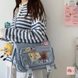 Nylon Crossbody Bags for Women Messenger Bag School Bags