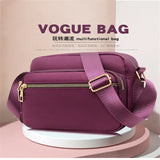 Casual Nylon Crossbody Bag for Women Waterproof Messenger Purse