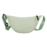 Nylon Crossbody Dumpling Bag Lightweight Underarm Shoulder Canvas Bags