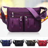 Youth Casual Nylon Diagonal Cross Bag Large Waterproof Shoulder Bag