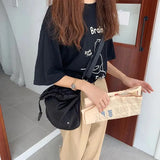 Nylon Diagonal Cross Bag Youth Men Casual Version Ladies String Shoulder Bag