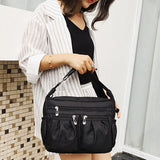 Nylon Crossbody Bag Large Capacity Waterproof Shoulder Bag