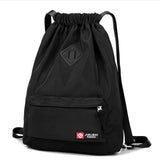 Nylon Drawstring Backpack Student Bag Storage Bag