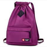 Nylon Drawstring Backpack Student Bag Storage Bag