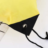 Nylon Drawstring Rucksack Bag Waterproof Sport Gym Traveling
