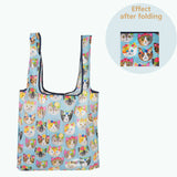 Nylon Eco Shopping Bags Storage Sturdy Flowers Portable Grocery