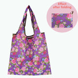 Nylon Eco Shopping Bags Storage Sturdy Flowers Portable Grocery Reusable