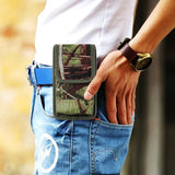 Camouflage Nylon Waist Bag for iPhone XSMAX 6/7/8plus