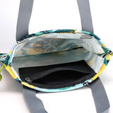 Nylon Graffiti Women Shoulder Bags Female Bags Flower Print Ladies Handbags