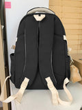 Animal Printing Nylon Female Backpack School Bags for Teen Girls