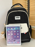 Animal Printing Nylon Female Backpack School Bags for Teen Girls