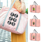 Nylon Foldable Travel Bags Unisex Large Capacity Holiday Bag