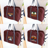 Nylon Foldable Travel Bags Unisex Large Capacity Luggage Handbag