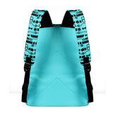 Nylon Geometric Prints Women Backpack Casual Knapsack