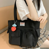 Nylon Shoulder Bag Large Capacity Crossbody for Teen Girls