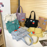 Nylon Shoulder Bag Large Capacity Crossbody for Teen Girls