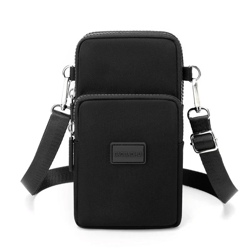 Women's Nylon Crossbody Shoulder Bag for Phone Wallet Clutch