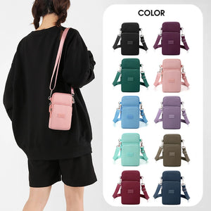 Women's Nylon Crossbody Shoulder Bag for Phone Wallet Clutch