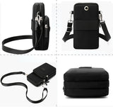 Women's Nylon Crossbody Shoulder Bag for Phone Wallet Clutch