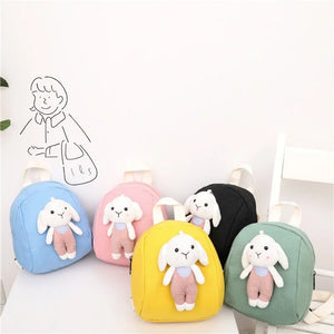 Nylon Kids Kindergarten Backpack Animal Rabbit School Bag
