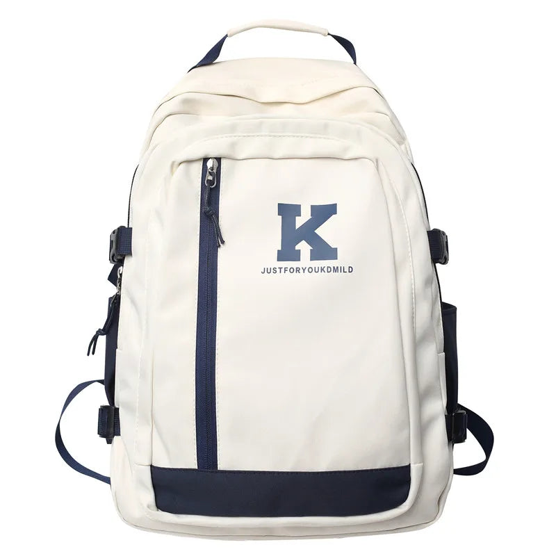 Nylon Printed Women Backpack School Bag for Teenage Girls