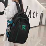 Nylon Printed Women Backpack School Bag for Teenage Girls