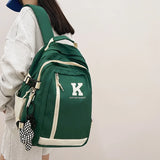 Nylon Printed Women Backpack School Bag for Teenage Girls