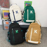 Nylon Printed Women Backpack School Bag for Teenage Girls