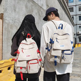 Nylon Large Capacity Women Backpack Waterproof School Bag For Girls