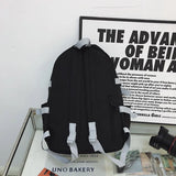 Nylon Large Capacity Women Backpack Waterproof School Bag For Girls