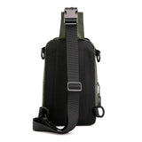 Nylon USB Charging Chest Bag Rucksack Travel Women Shoulder Backpack