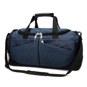 Nylon Men Multifunction Travel Bag Anti-theft Carry On Hand Luggage
