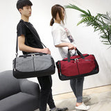 Nylon Men Multifunction Travel Bag Anti-theft Carry On Hand Luggage