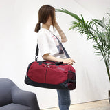Nylon Men Multifunction Travel Bag Anti-theft Carry On Hand Luggage