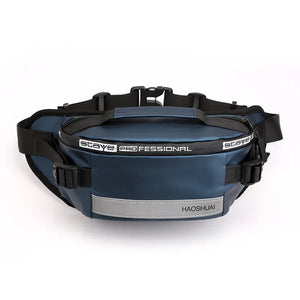 Reflective Anti-theft Waist Bag Banana Belt Sports Travel Chest Crossbody Bag