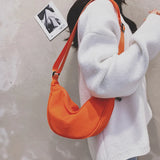 2022 Nylon Messenger Bag Female Dumpling Bag Light Small Underarm Bag