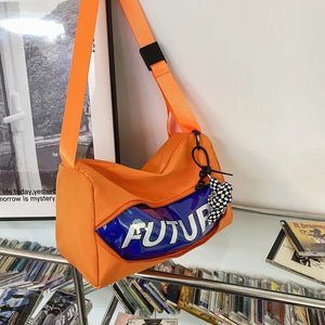 Nylon Messenger Bag Gym Bag Large Handbags Shoulder Bag