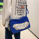 Nylon Messenger Bag Gym Bag Large Handbags Shoulder Bag
