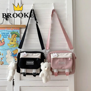 Nylon Messenger Bag Women Small Bag Harajuku Crossbody Bag