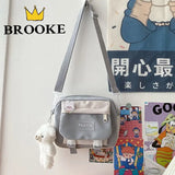 Nylon Messenger Bag Women Small Bag Harajuku Crossbody Bag
