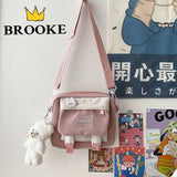 Nylon Messenger Bag Women Small Bag Harajuku Crossbody Bag
